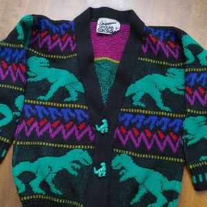 Vintage kids Dinosaur sweater